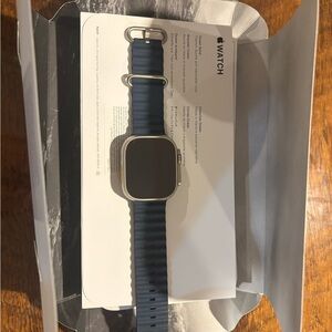Apple Smartwatch with Navy Band